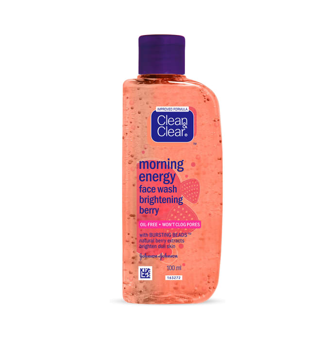 Clean & clear morning energy berry face wash