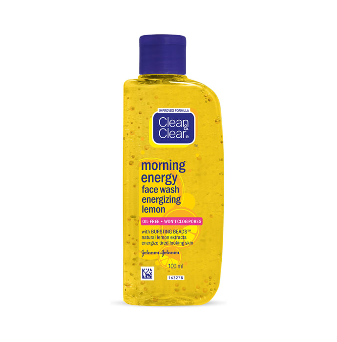 Clean & clear morning energy lemon face wash