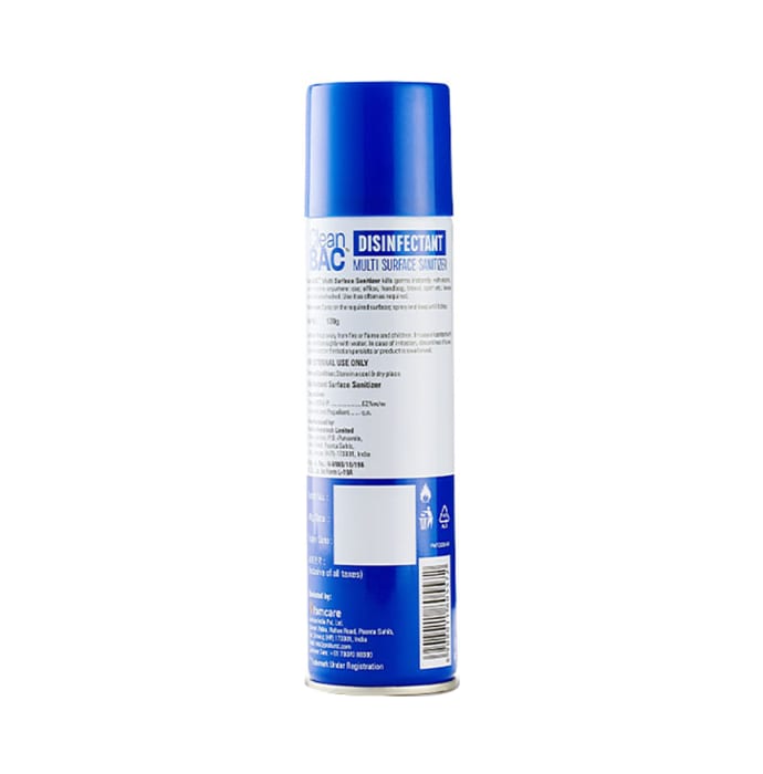 CleanBAC Multi Surface Sanitizer Spray (170gm)