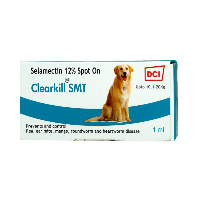 ClearKill SMT Spot On for Dogs 10.1-20Kg (1ml)