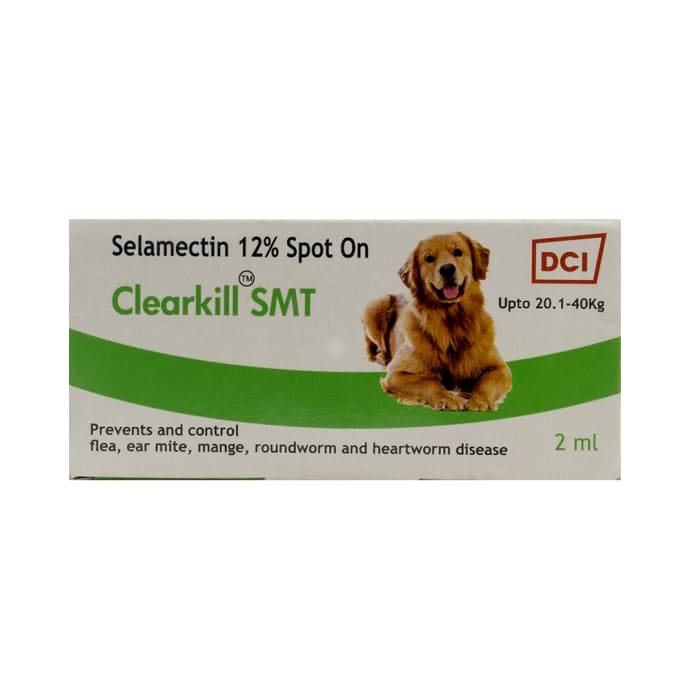 ClearKill SMT Spot On for Dogs 20.1-40Kg (2ml)