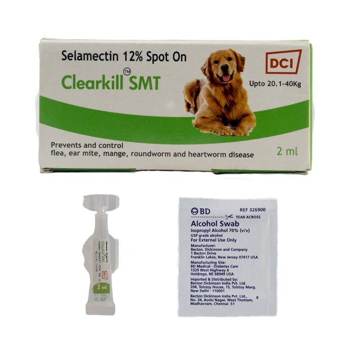 ClearKill SMT Spot On for Dogs 20.1-40Kg (2ml)