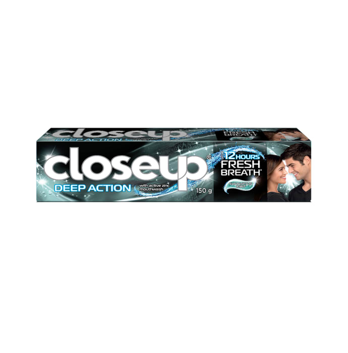 Closeup Toothpaste Deep Action Eucalyptus Mint (150gm)