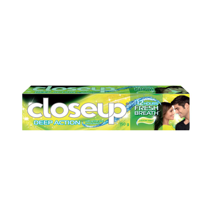 Closeup Toothpaste Deep Action Lemon Mint (150gm)