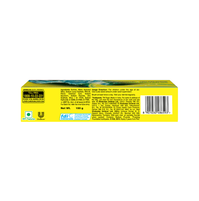 Closeup Toothpaste Deep Action Lemon Mint (150gm)