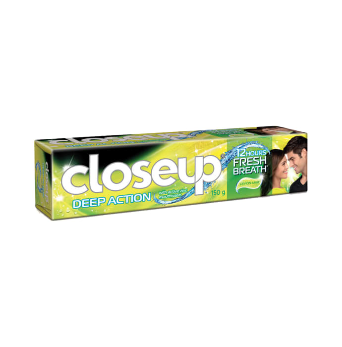 Closeup Toothpaste Deep Action Lemon Mint (150gm)