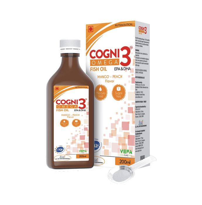 Cogni 3 Mango Peach Syrup (200ml)