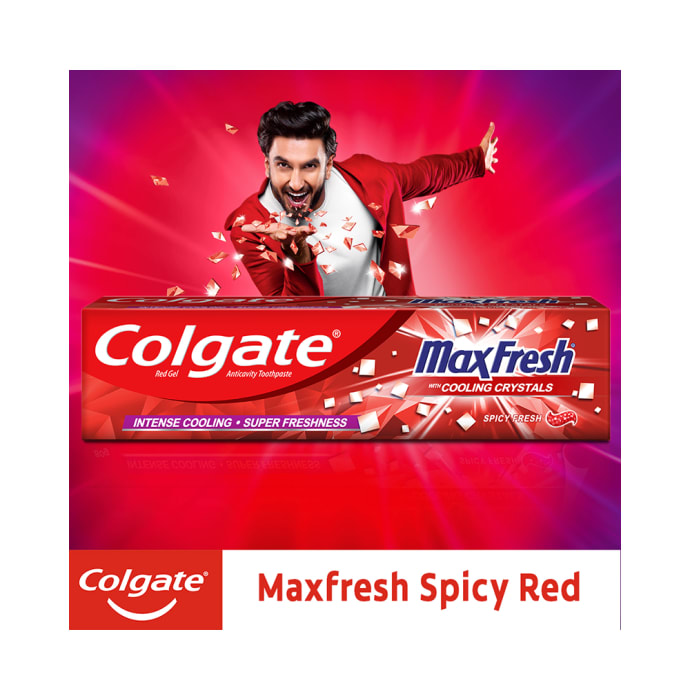 Colgate Anticavity Maxfresh with Cooling Crystals Spicy Fresh Toothpaste (150gm Each)