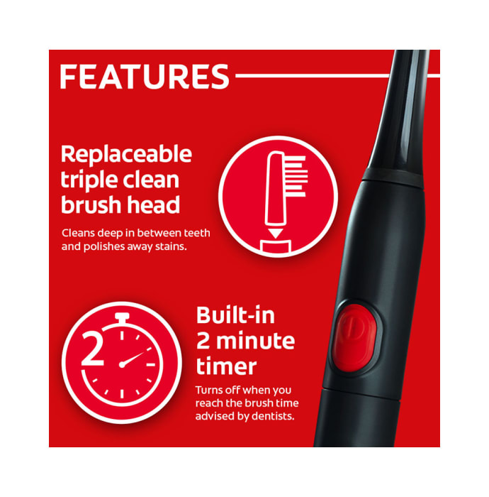 Colgate Battery Operated Toothbrush 150 Proclinical Charcoal