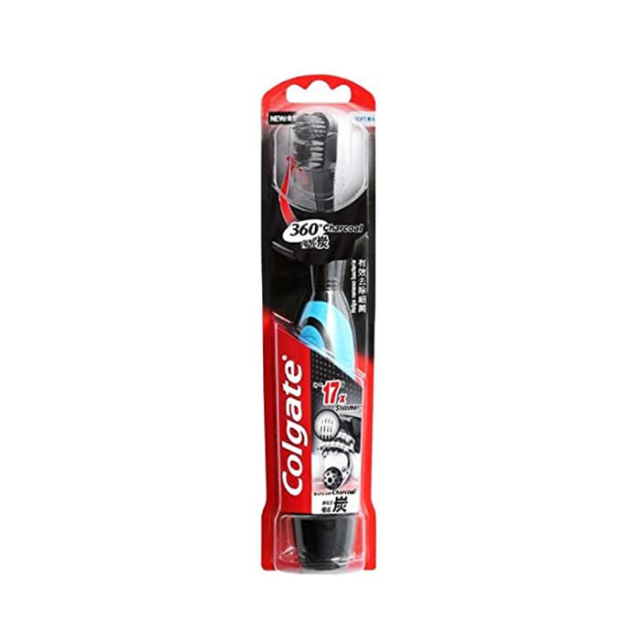 Colgate Battery Operated Toothbrush 360 Charcoal