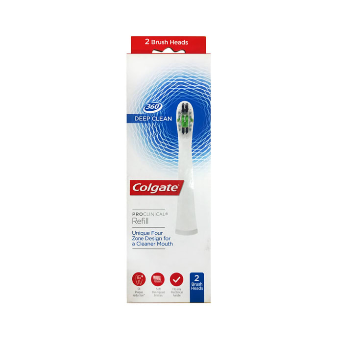 Colgate Battery Powered Toothbrush Refill Proclinical