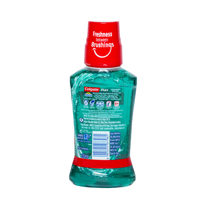 Colgate Plax Fresh Mint Splash Alcohol Free Mouth Wash (250ml)