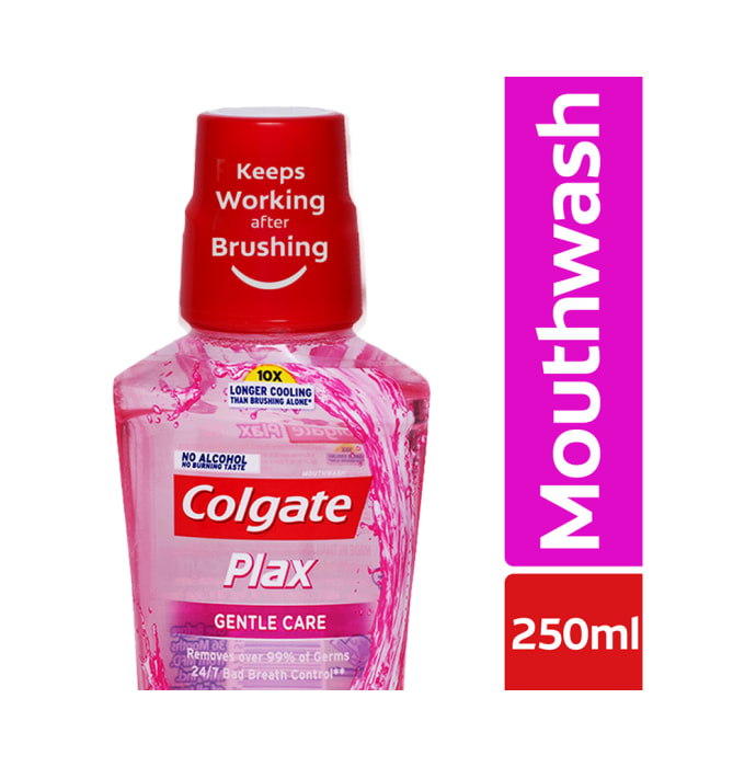 Colgate Plax Gentle Care Alcohol Free Mouth Wash (250ml)