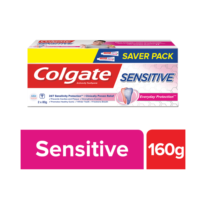 Colgate Sensitive Anticavity Toothpaste 80gm Each