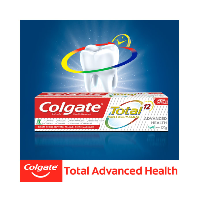 Colgate Total Advanced Health Anticavity Toothpaste (120gm)