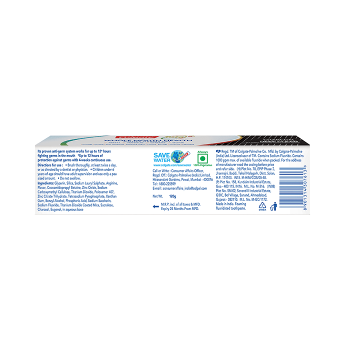 Colgate Total Charcoal Deep Clean Toothpaste (120gm)