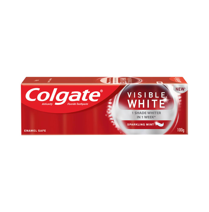 Colgate visible white toothpaste