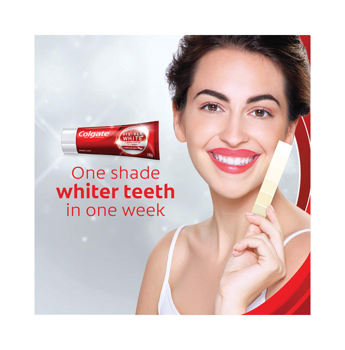 Colgate visible white toothpaste