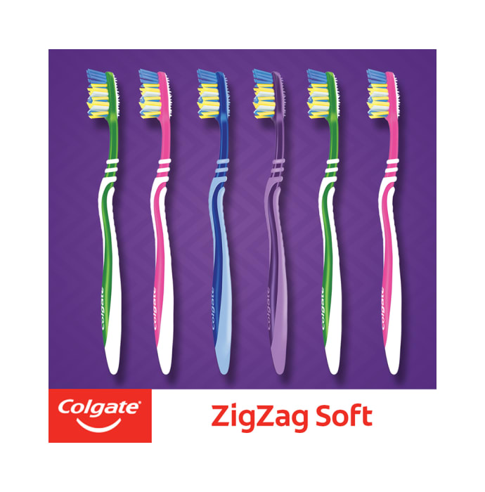 Colgate Zig Zag Bristles Toothbrush (Buy 2 Get 1 Free) Medium