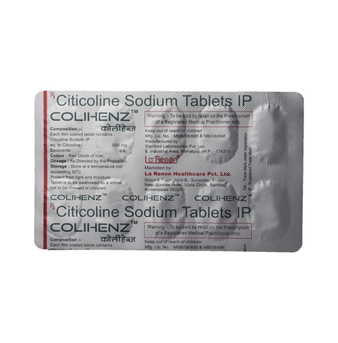 Colihenz 500mg Tablet (10'S)