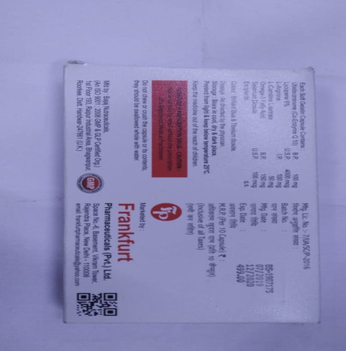 Con-Q 10 Soft Gelatin Capsule (10'S)