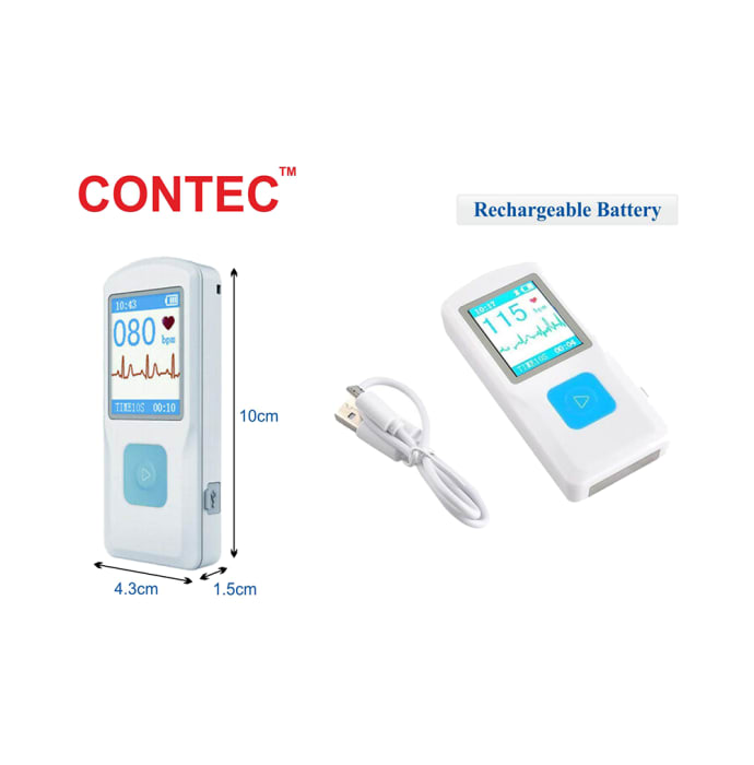 Contec pm 10 portable ecg monitor