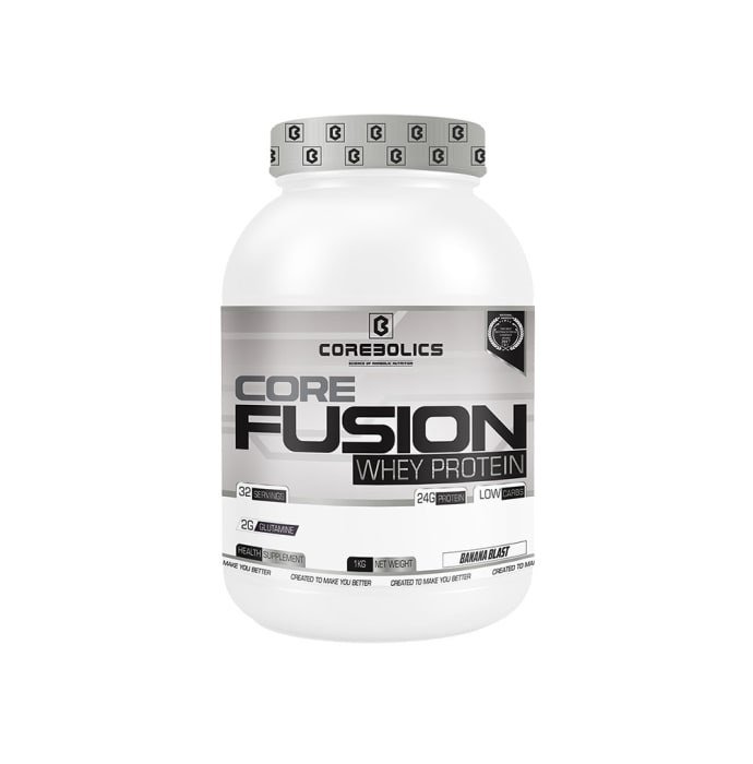 Corebolics core fusion whey protein banana blast (2.2lb)