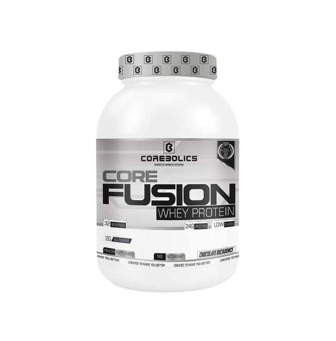 Corebolics core fusion whey protein chocolate decadence (2.2lb)