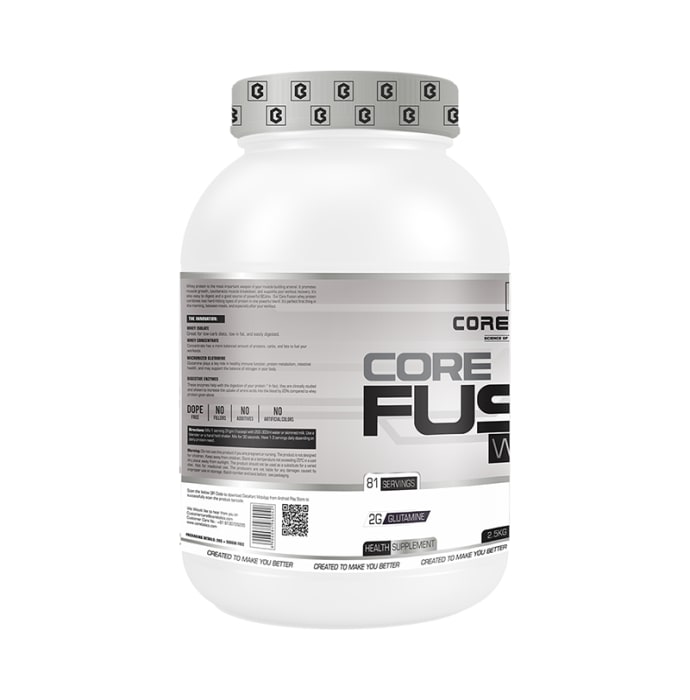 Corebolics Core Fusion Whey Protein Cookies & Cream (2.5kg)