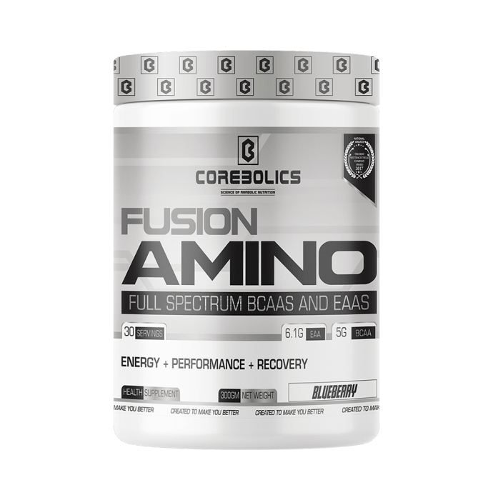 Corebolics Fusion Amino Powder Blueberry (300gm)