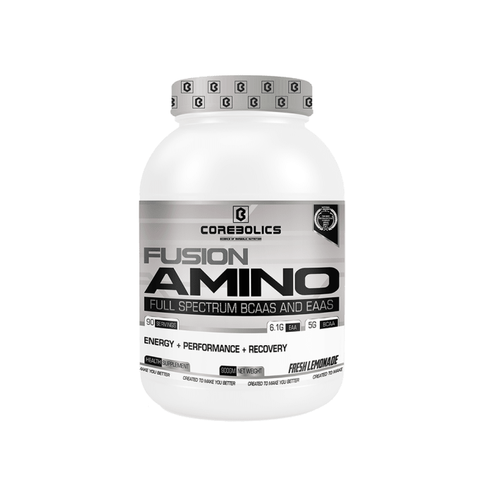 Corebolics Fusion Amino Powder Fresh Lemonade (300gm)