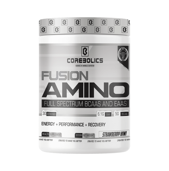 Corebolics Fusion Amino Powder Strawberry Kiwi (300gm)