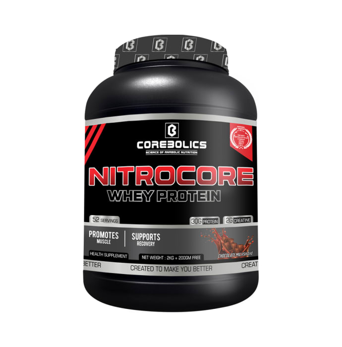 Corebolics Nitrocore Whey Protein Chocolate Milkshake (4.85lb)