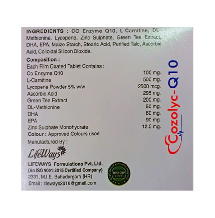 Cozolyc-Q10 Tablet (10'S)