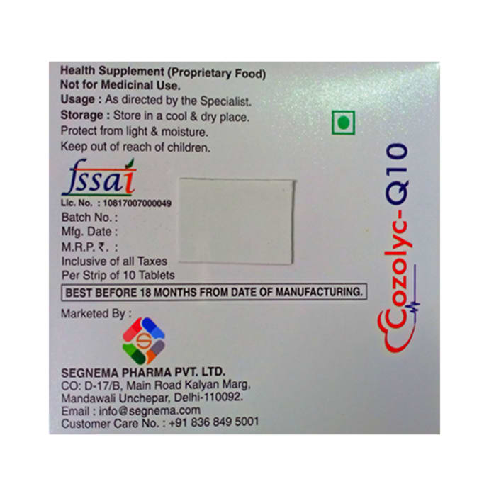 Cozolyc-Q10 Tablet (10'S)