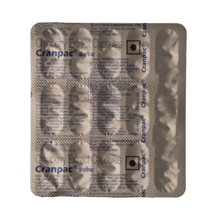 Cranpac soft gelatin capsule (15'S)