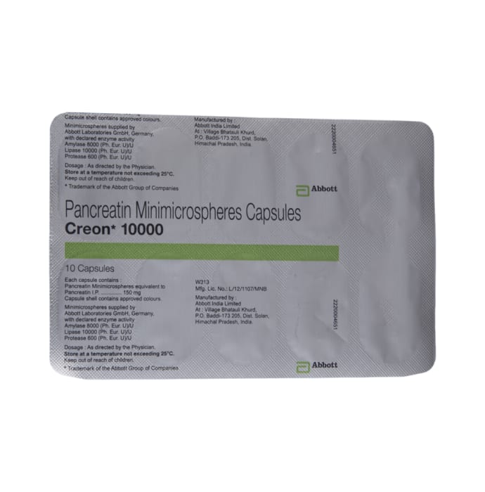 Creon 10000 Capsule (10'S)