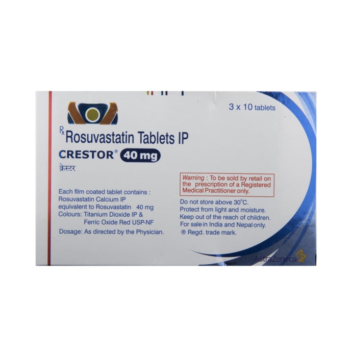 Crestor 40mg Tablet (10'S)