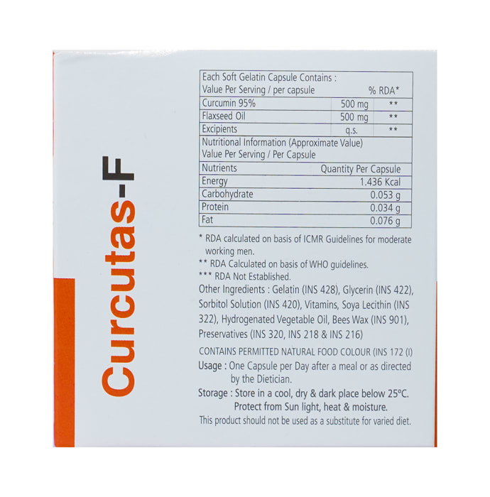 Curcutas-F Soft Gelatin Capsule (10'S)