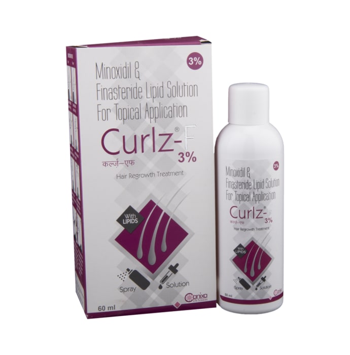 Curlz-F 3% Topical Solution (60ml)