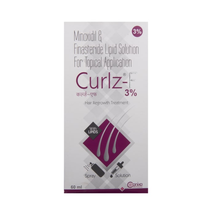 Curlz-F 3% Topical Solution (60ml)