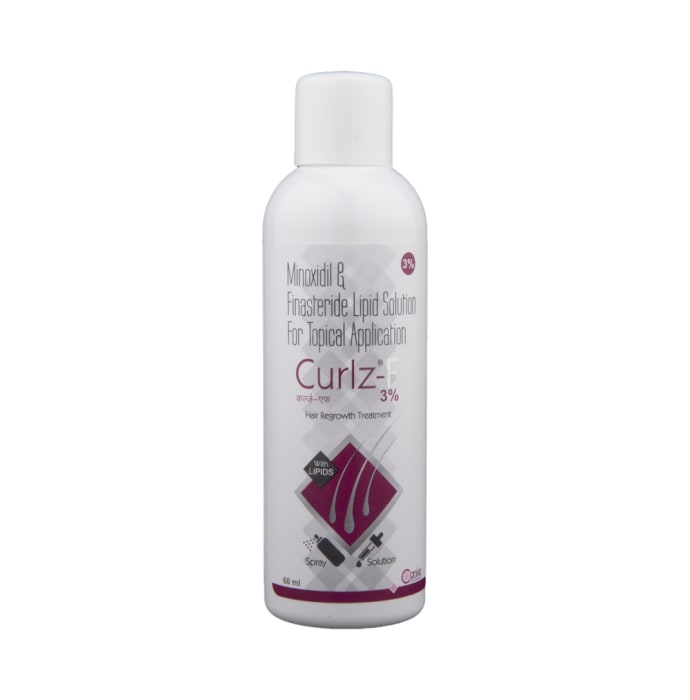 Curlz-F 3% Topical Solution (60ml)