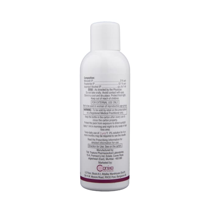 Curlz-F 3% Topical Solution (60ml)