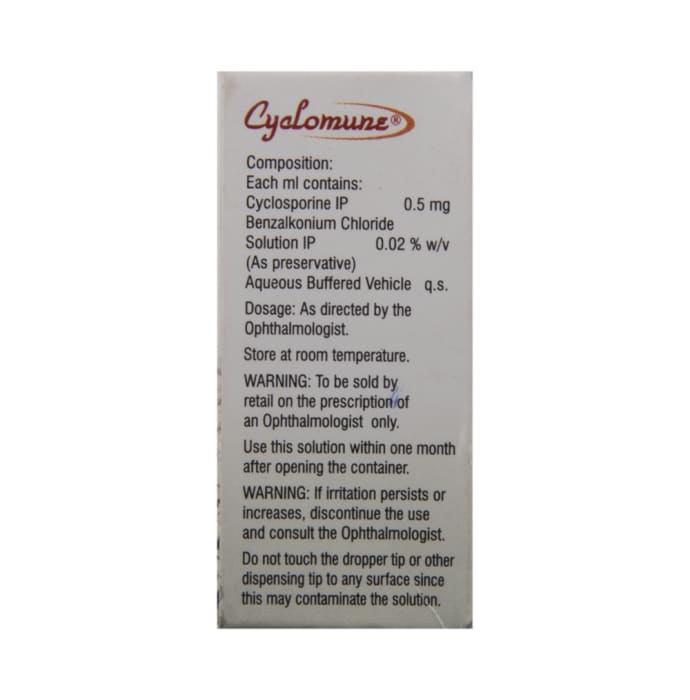 Cyclomune 0.05% Eye Drop (3ml)