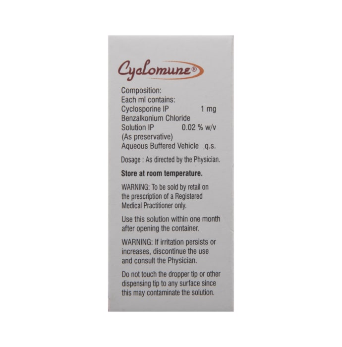 Cyclomune 0.1% Eye Drop (3ml)