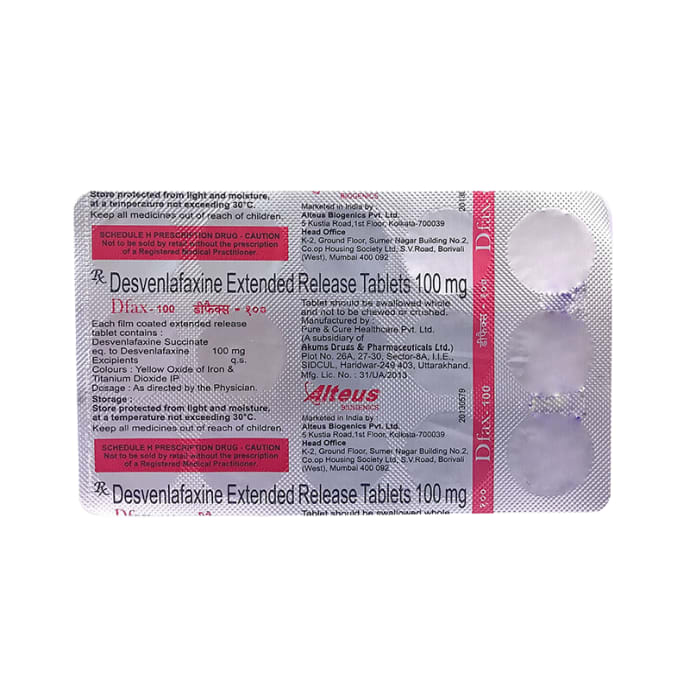 D Fax 100mg Tablet (15'S)