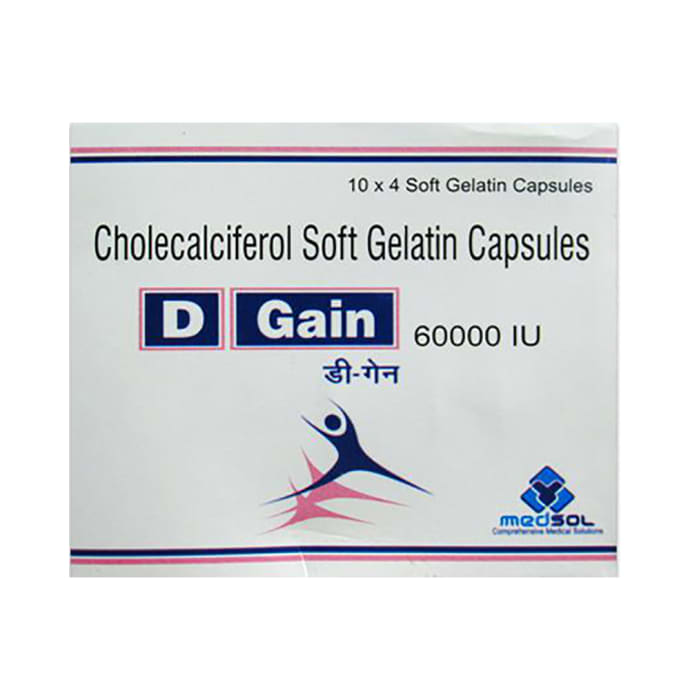 D gain 60000iu capsule (10'S)