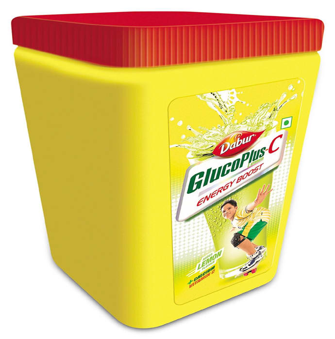 Dabur glucoplus c powder (get sipper free) lemon