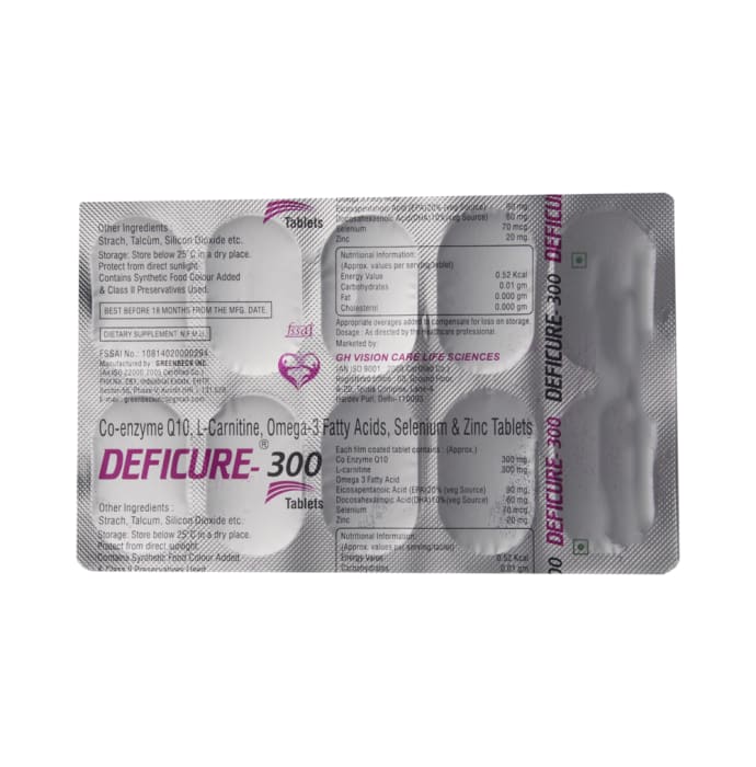 Deficure 300 tablet (10'S)