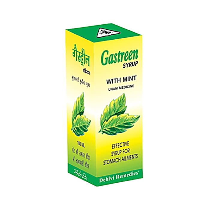 Dehlvi Remedies Gastreen Syrup with Mint (100ml)